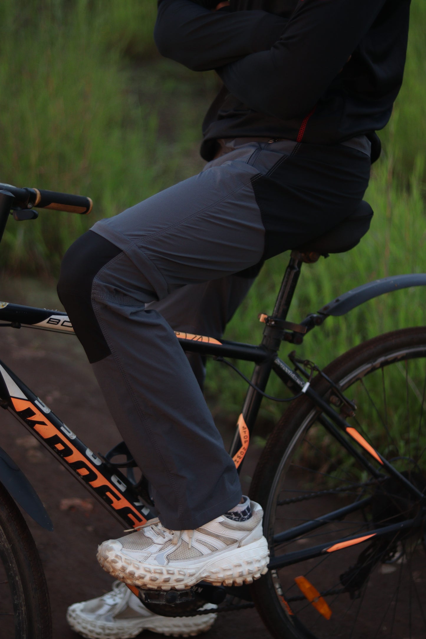 EW Hiking Series Convertible Trekking Pant Sky Gray & Black