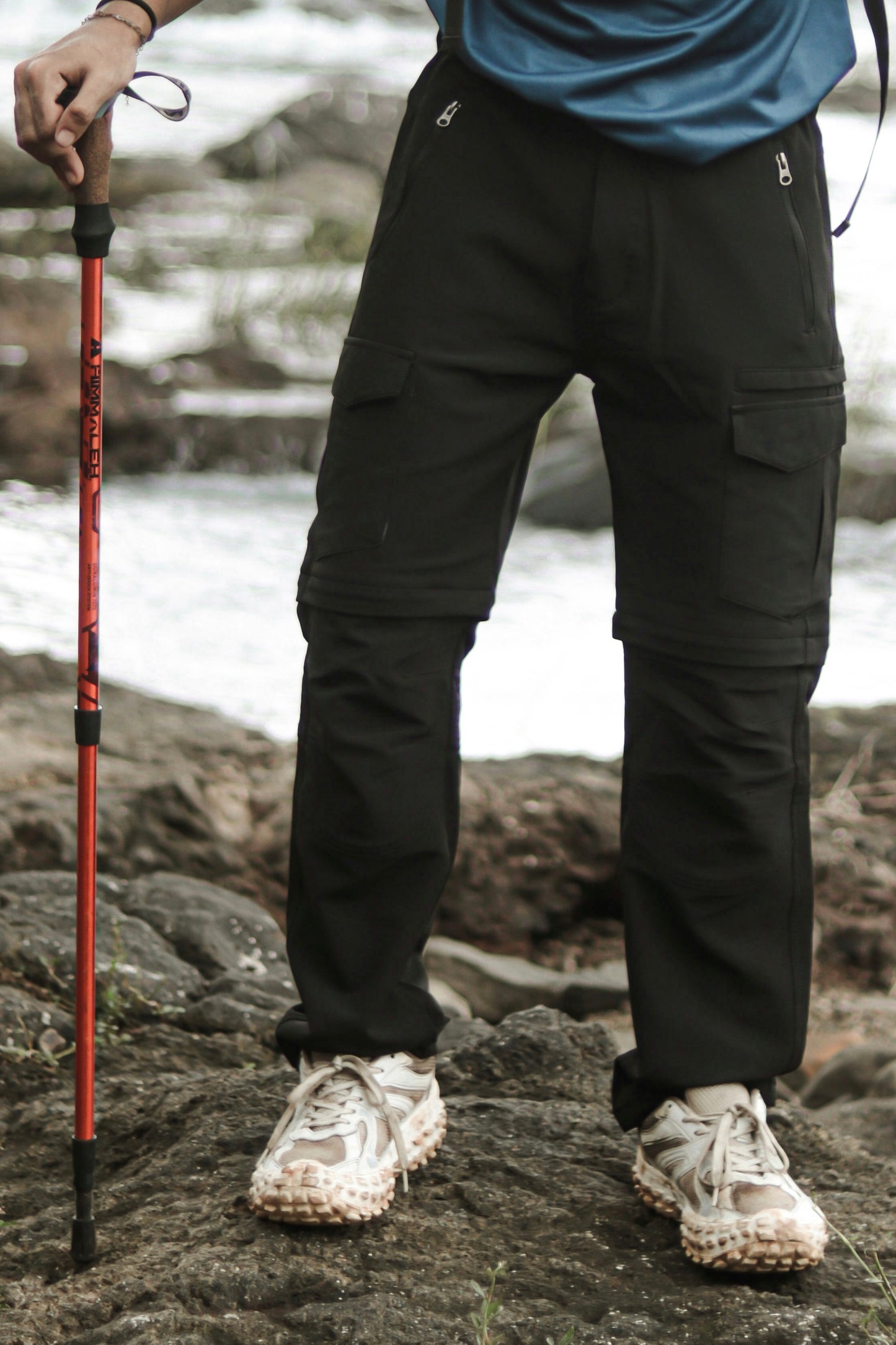EW Mountain Series Black Travel Cargo Pant
