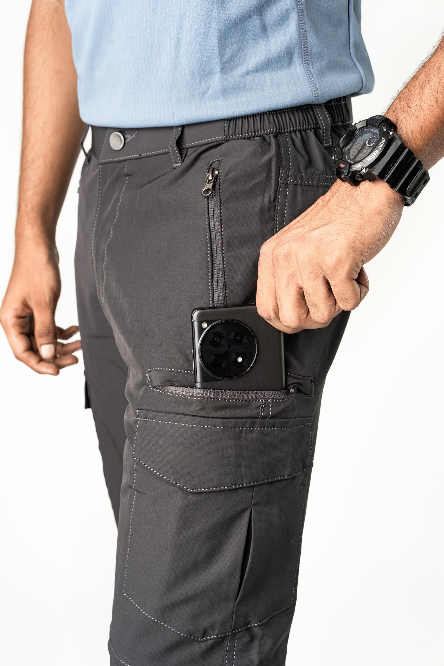 EW- Mountain Series Dark Grey Cargo Pant