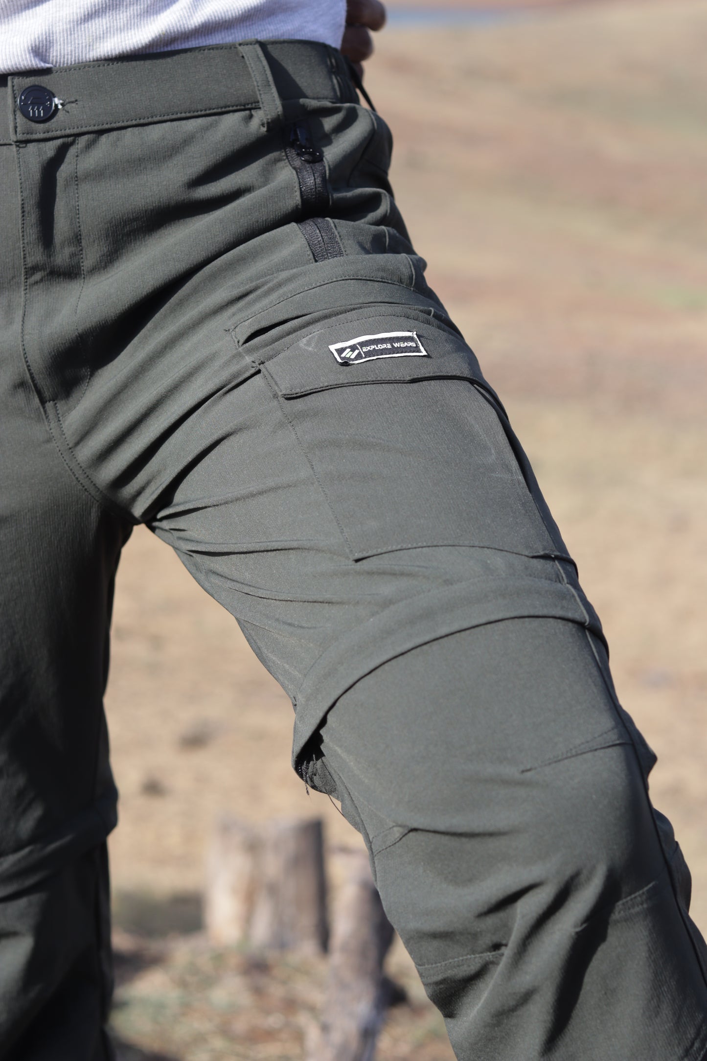 EW Mountain Series Olive Travel Cargo Pant