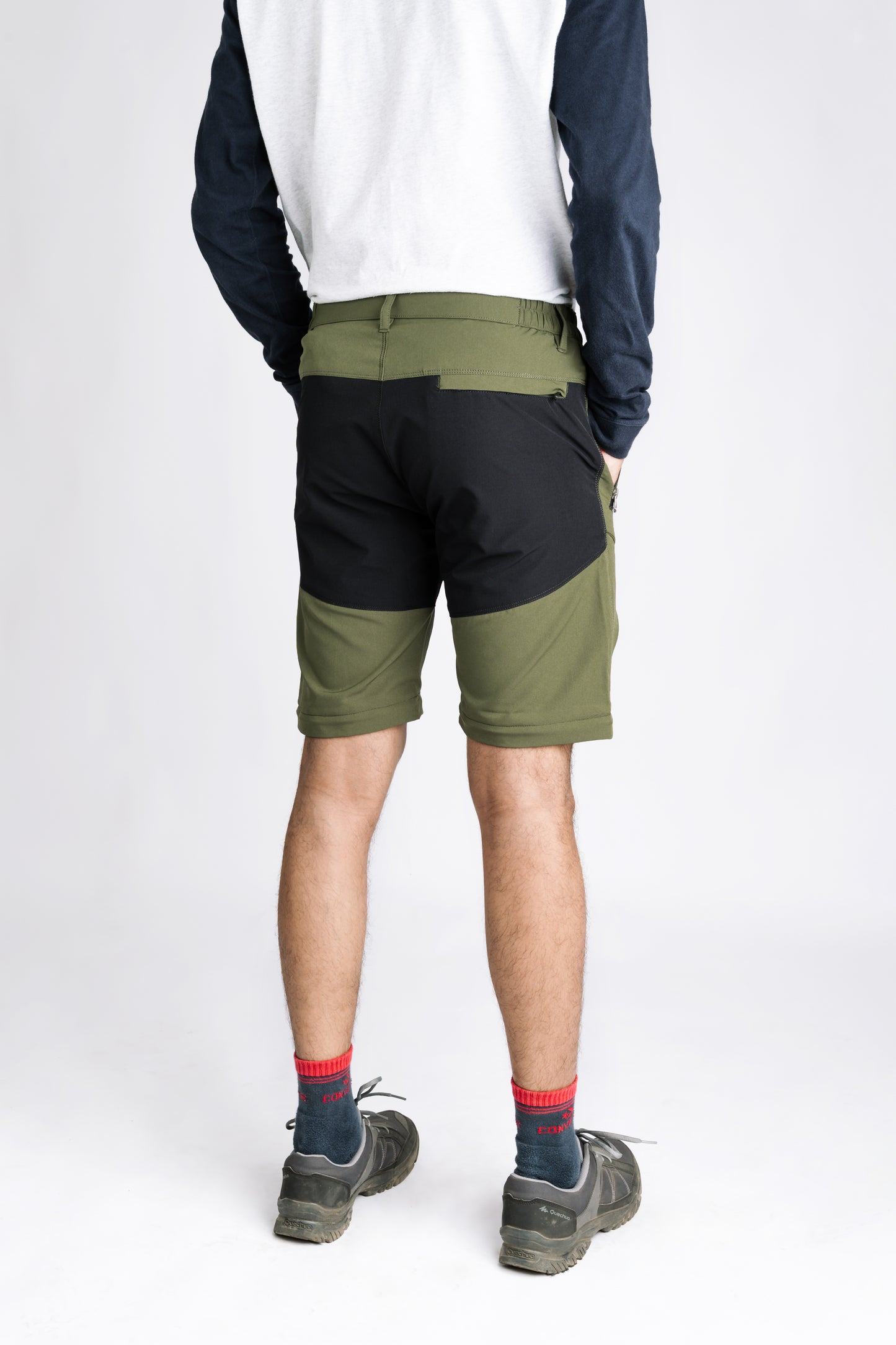 EW Hiking Series Convertible Trekking Pant Olive Green & Black