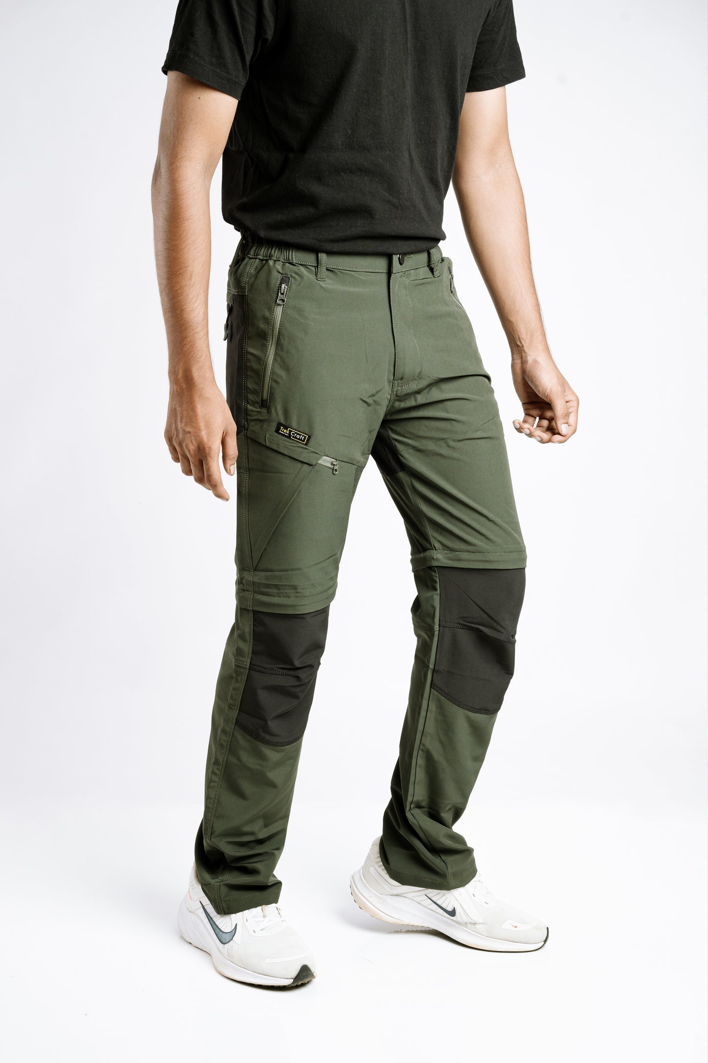 EW Hiking Series Convertible Trekking Pant Olive & Black