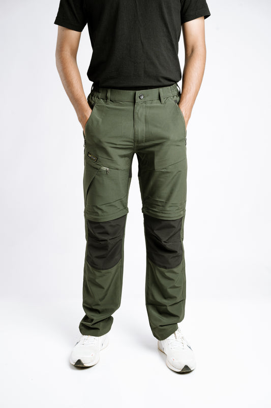 EW Hiking Series Convertible Trekking Pant Olive & Black