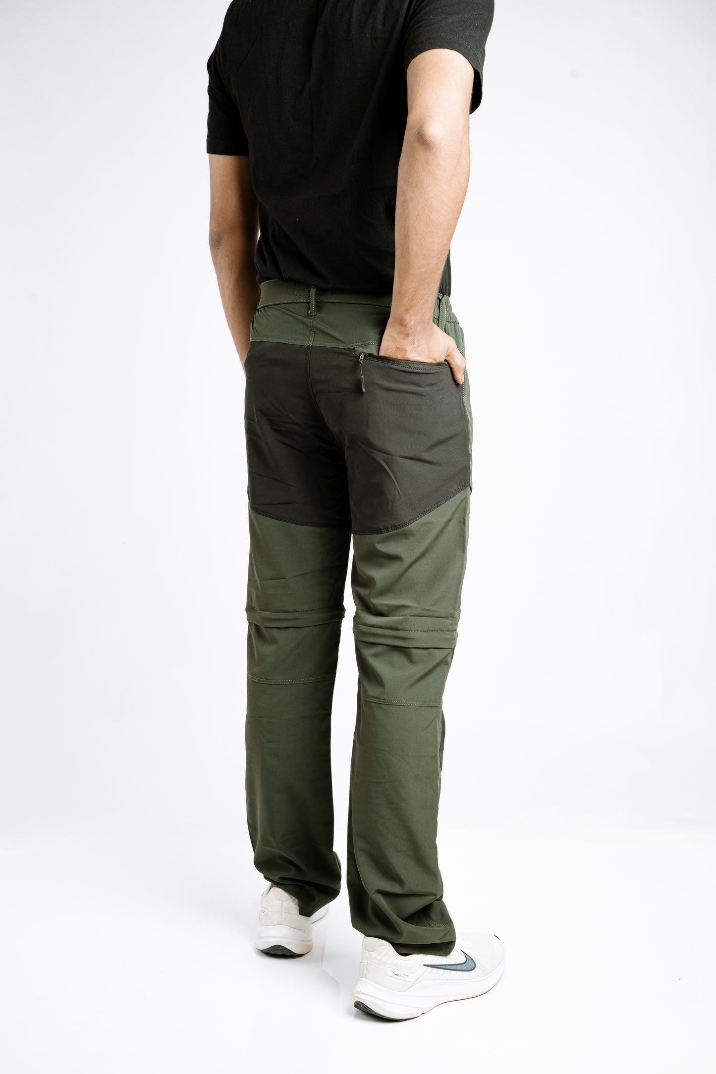 EW Hiking Series Convertible Trekking Pant Olive & Black
