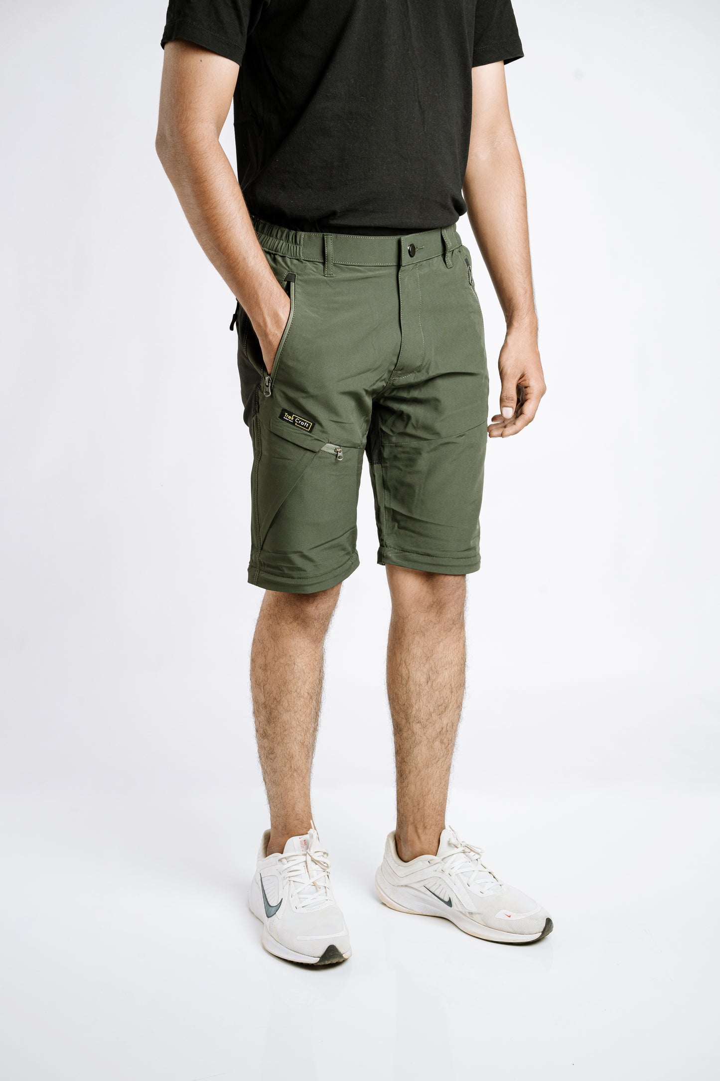 EW Hiking Series Convertible Trekking Pant Olive & Black