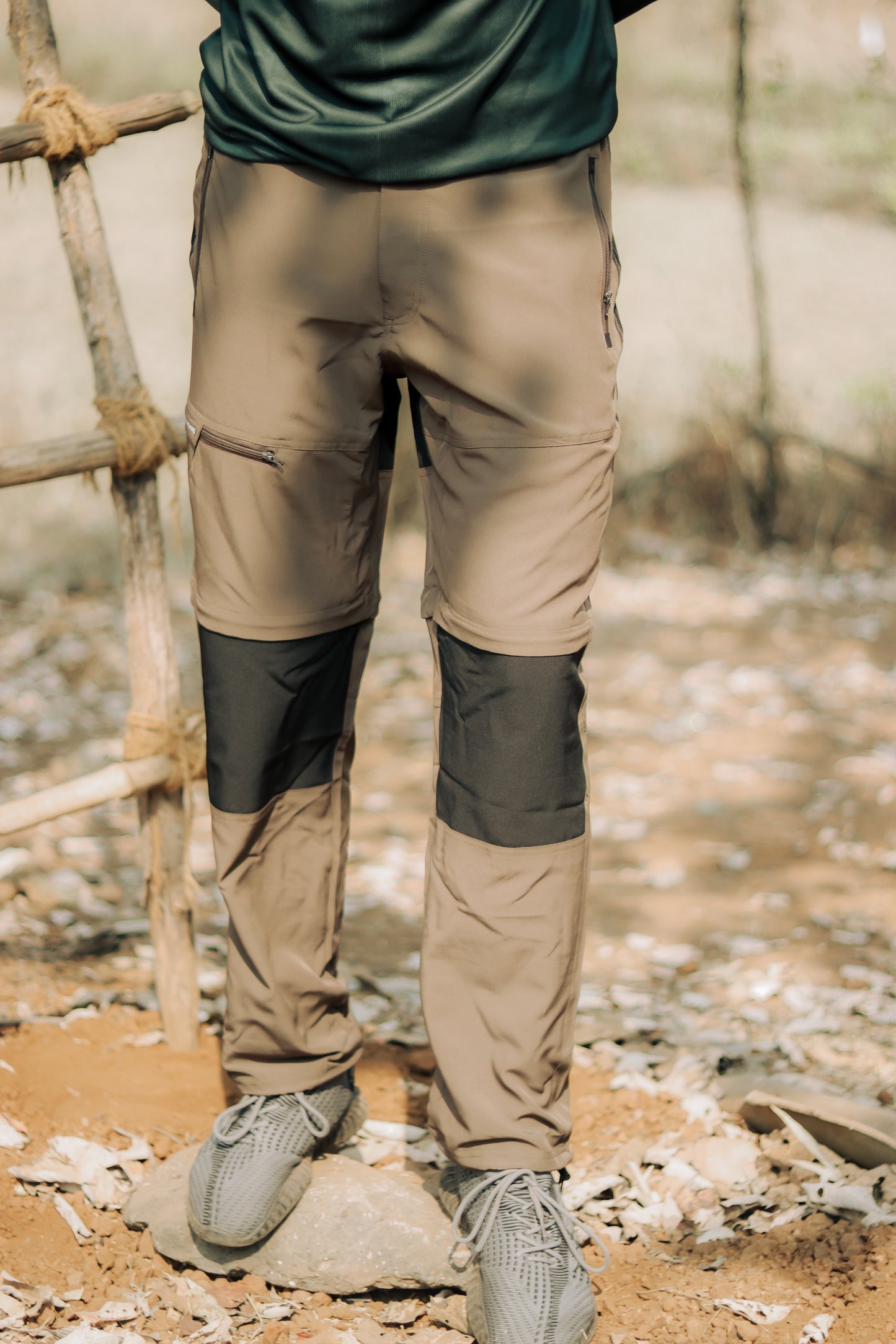 EW Hiking Series Convertible Trekking Pant Brown & Black