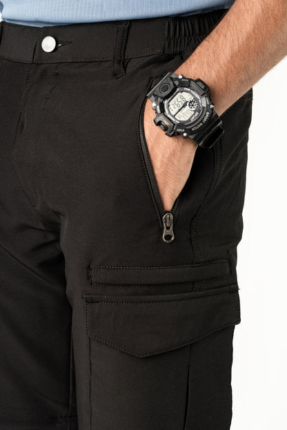 EW Mountain Series Black Travel Cargo Pant
