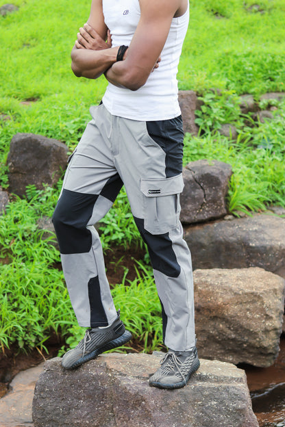 EW Hiking Series Trekking Pant Light Grey and Black