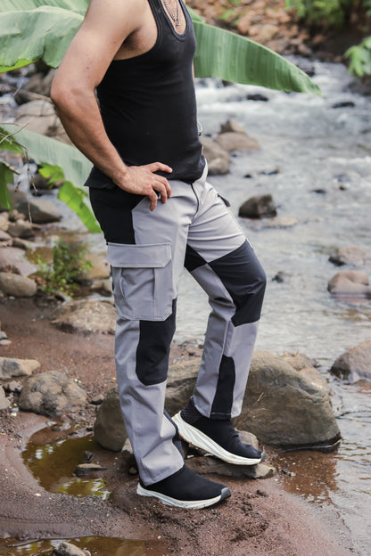 EW Hiking Series Trekking Pant Light Grey and Black