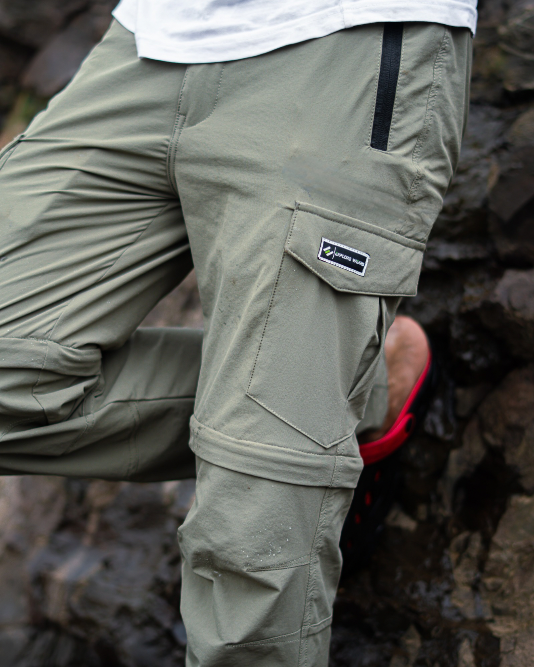EW- Mountain Series E3 Light Pista green cargo pant