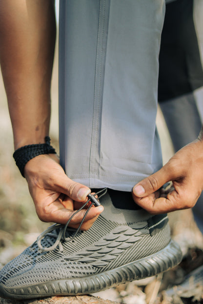 EW Hiking Series Convertible Trekking Pant Stone Grey & Black