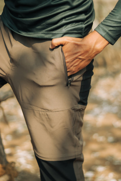 EW Hiking Series Convertible Trekking Pant Brown & Black