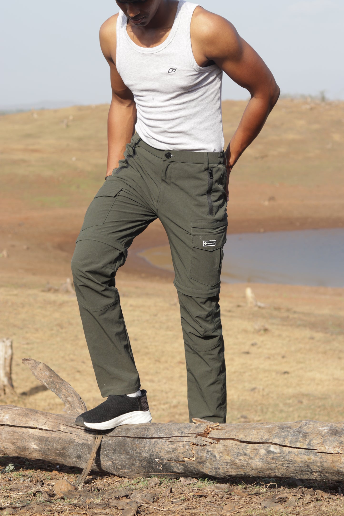 EW Mountain Series Olive Travel Cargo Pant
