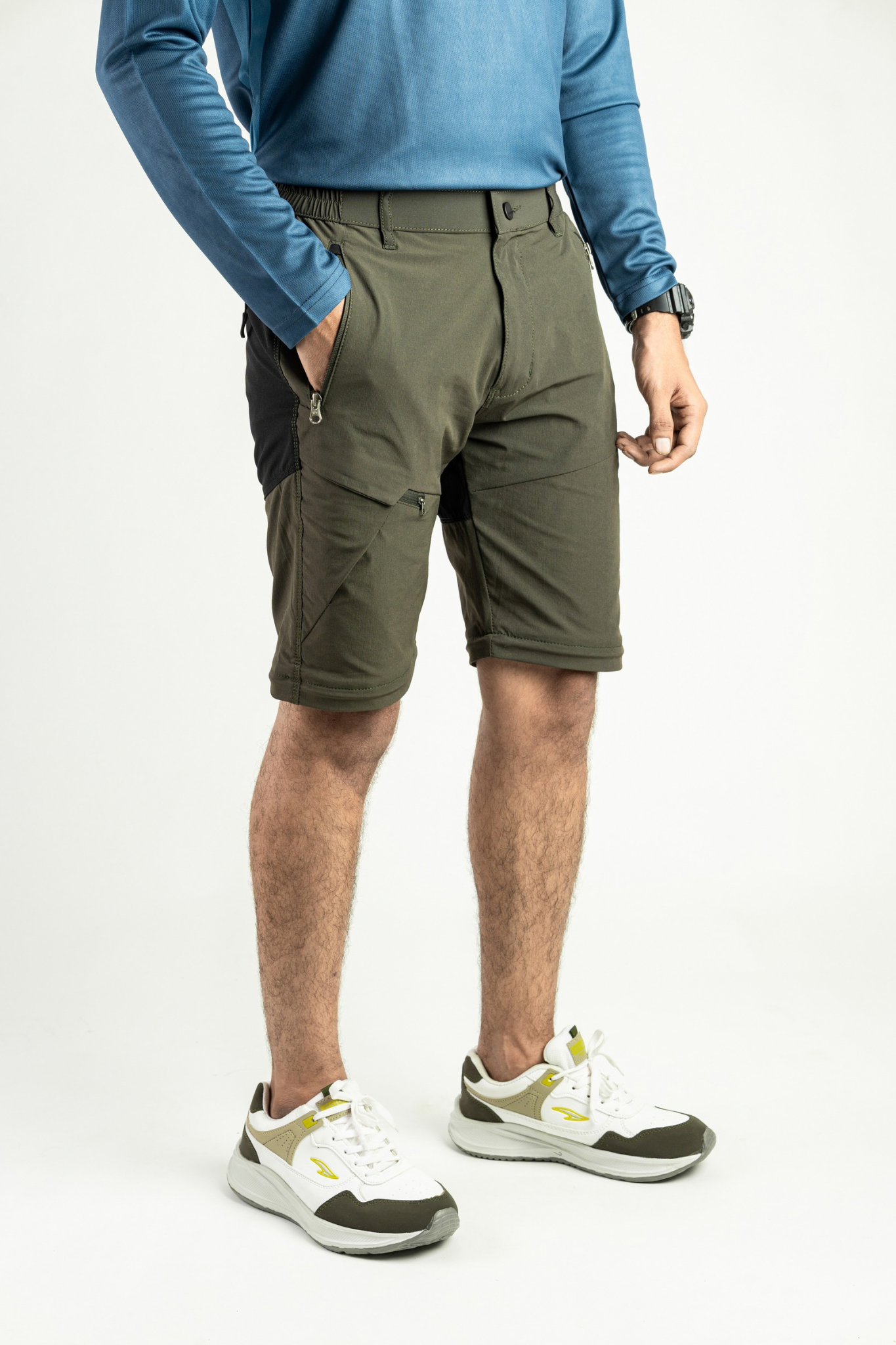 EW Hiking Series Convertible Trekking Pant Olive Colour