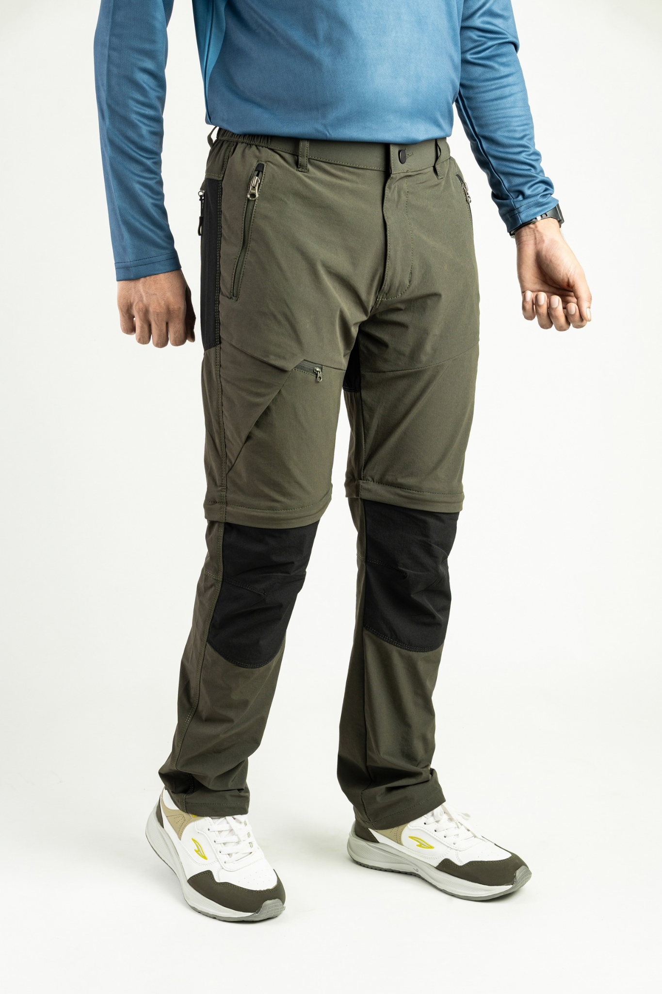 EW Hiking Series Convertible Trekking Pant Olive Colour