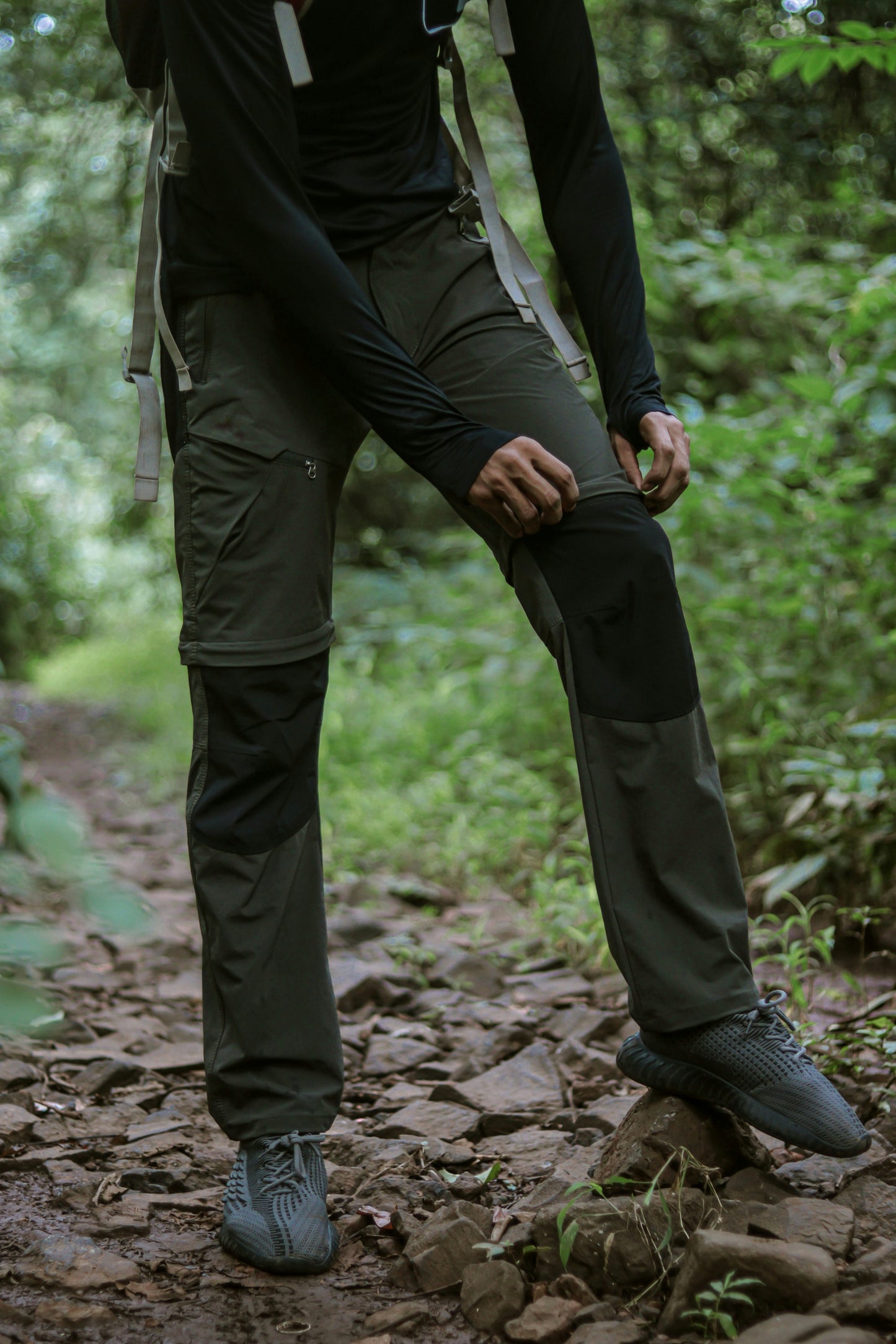EW Hiking Series Convertible Trekking Pant Olive Colour