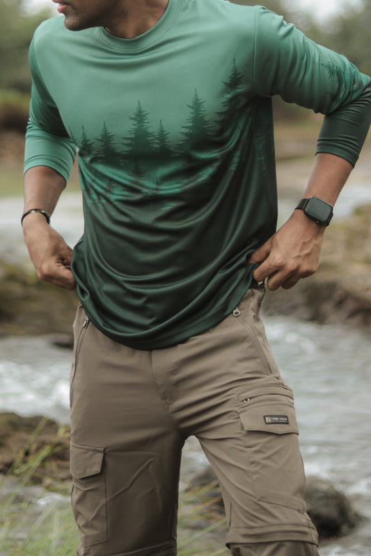 Forest Dry Fit Full Sleeves T Shirt