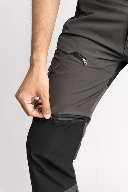 EW Hiking Series Convertible Trekking Pant Brown & Black