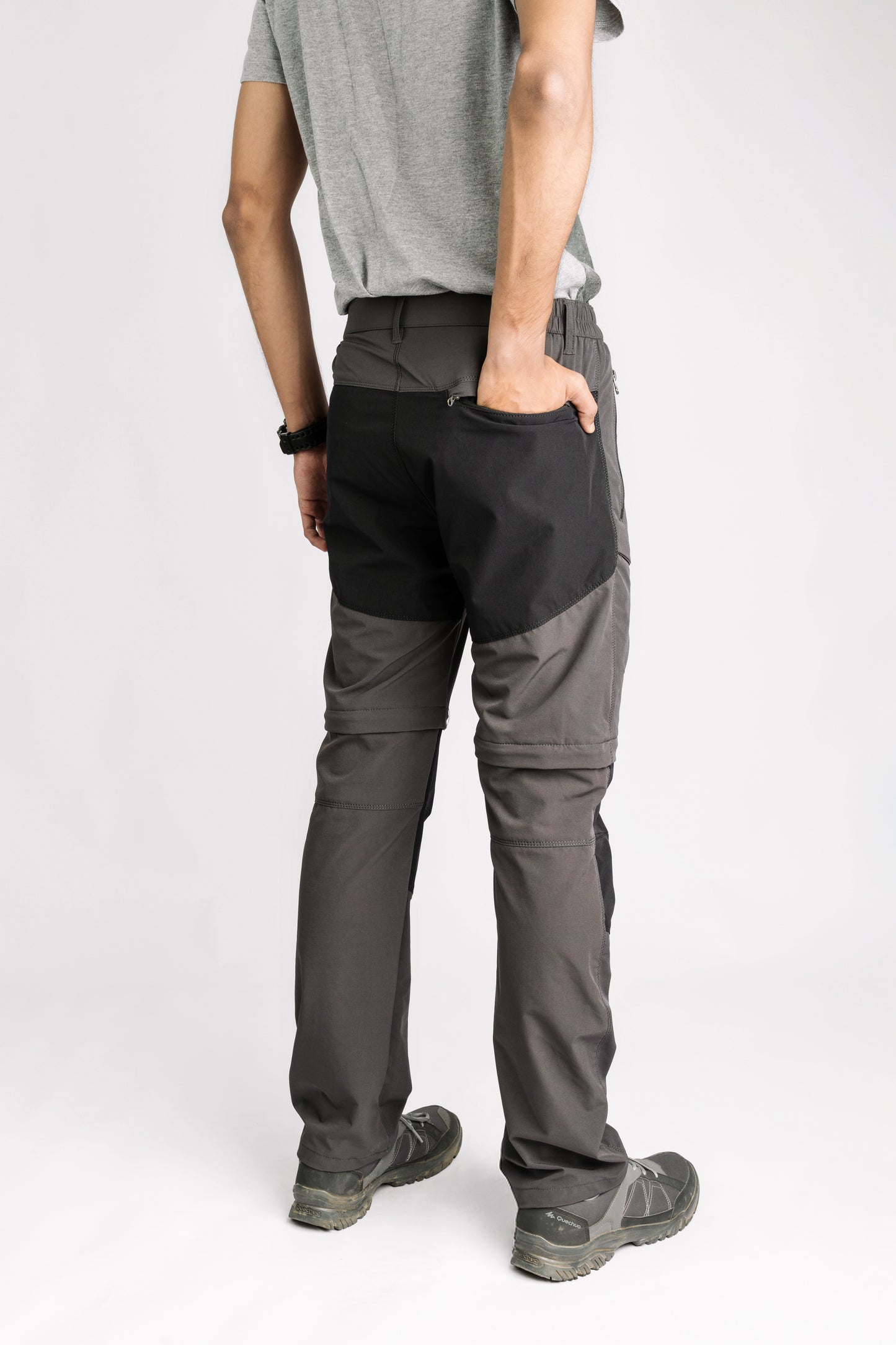 EW Hiking Series Convertible Trekking Pant Brown & Black