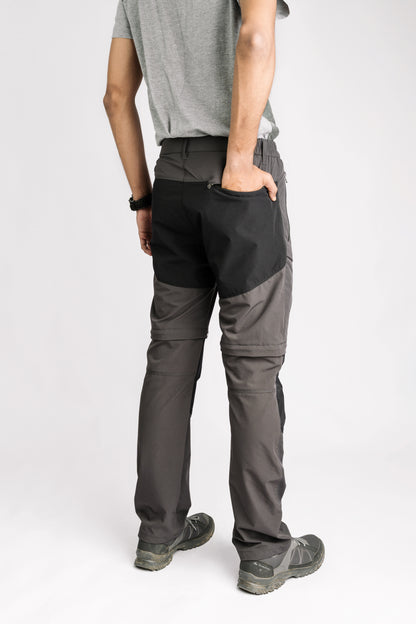 EW Hiking Series Convertible Trekking Pant Brown & Black