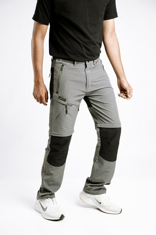 (Copy) EW Hiking Series Convertible Trekking Pant Light Grey & Black