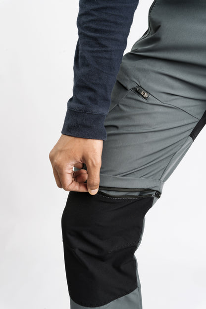 EW Hiking Series Convertible Trekking Pant Sky Gray & Black