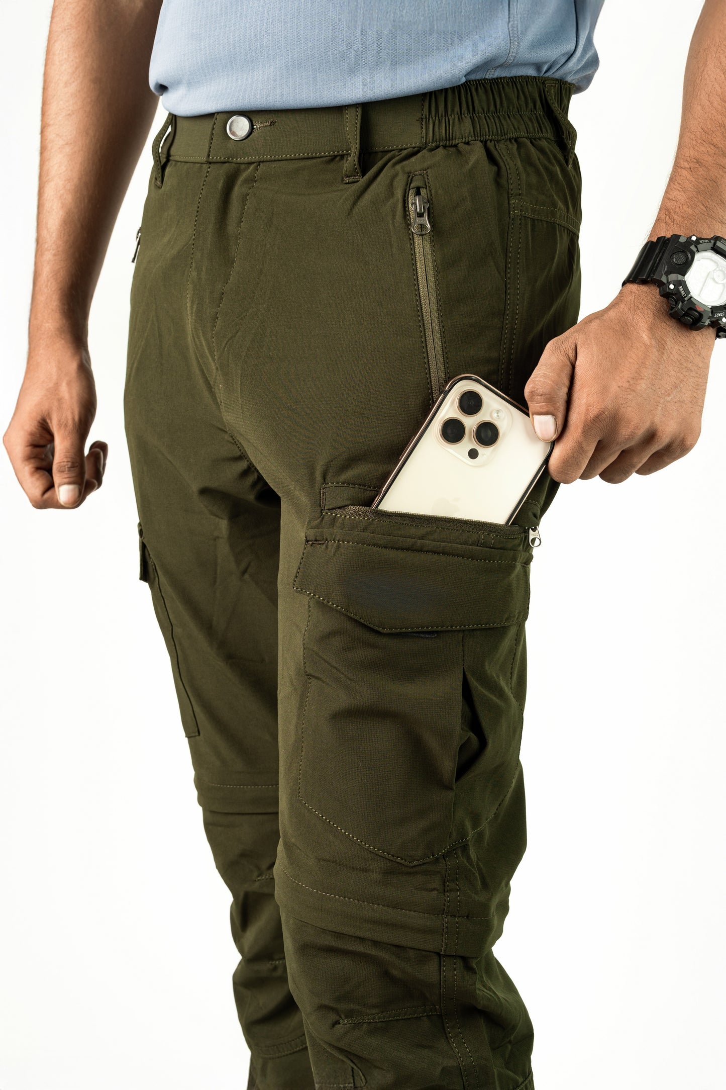 EW Mountain Series Olive Travel Cargo Pant
