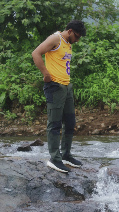 EW Hiking series Trekking Pant Olive & Black